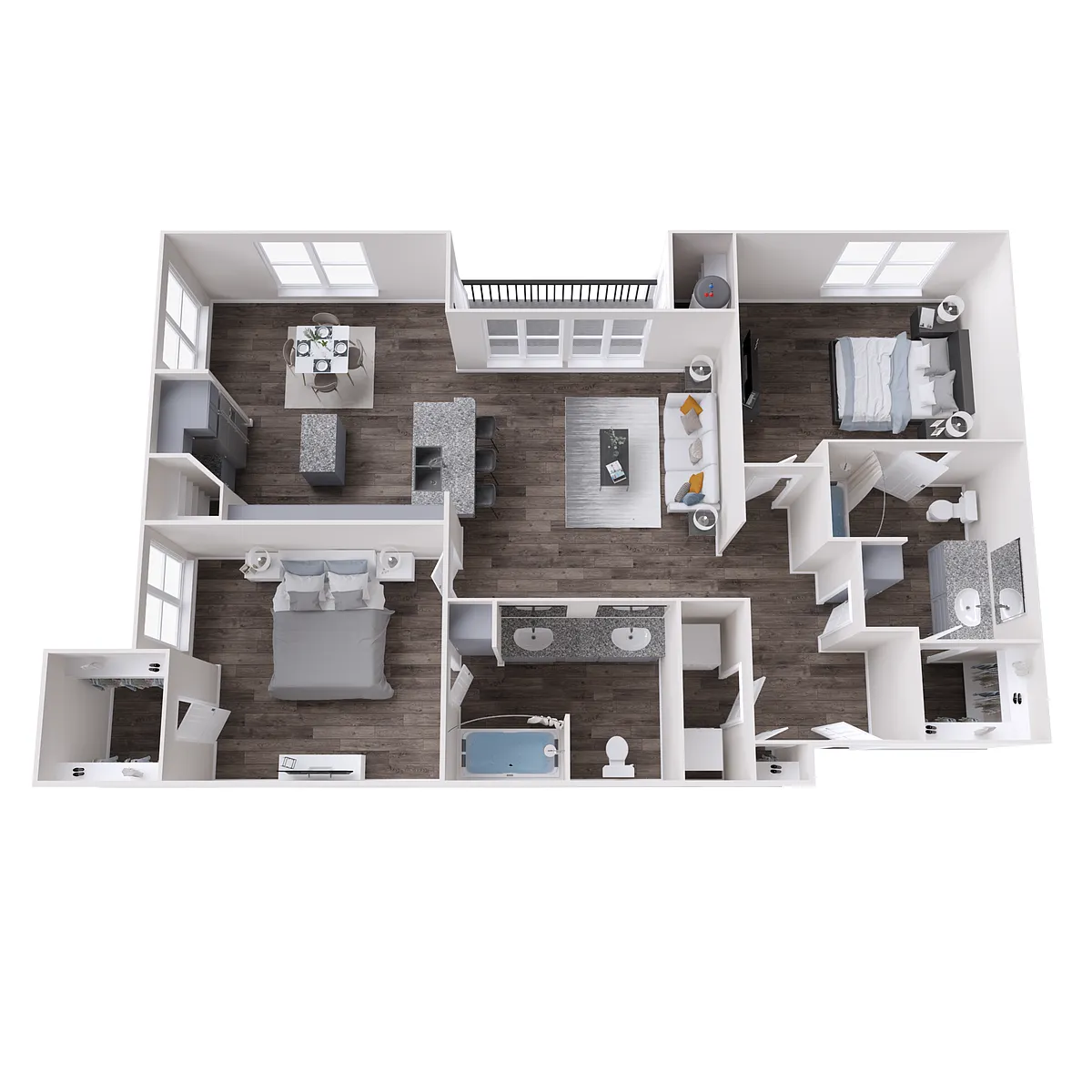 Floor plan B6 Canyon Renovated