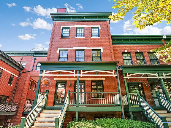 front porch in Spring