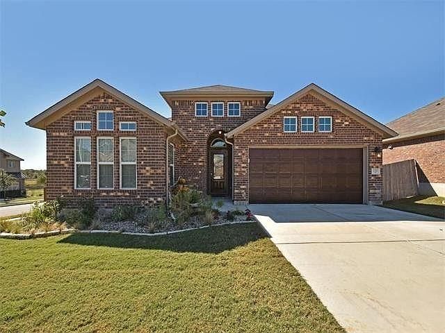 Front view before garage door painting