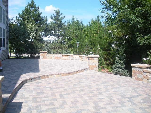 Patio, looking north