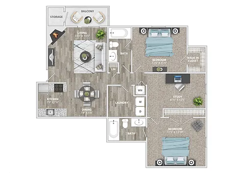 Floor plan B3