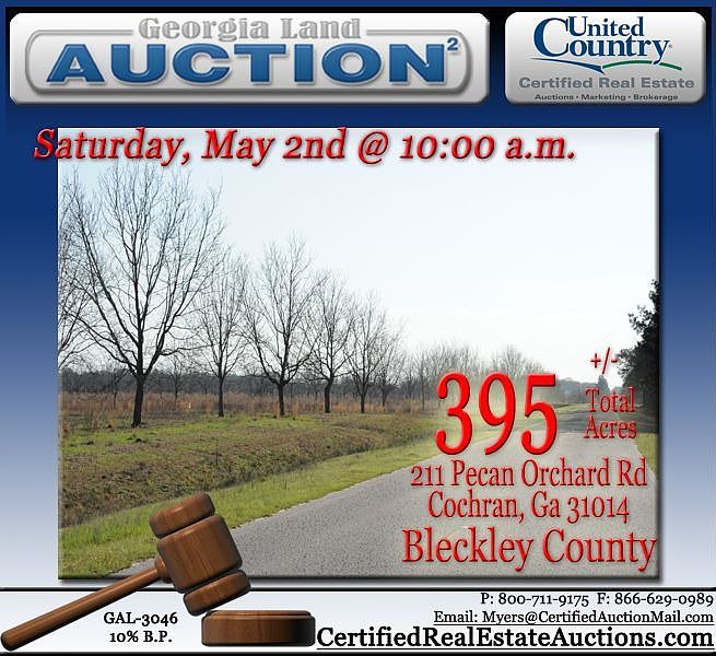 Georgia Land Auctions offer Bleckley County Georgia Land for Sale