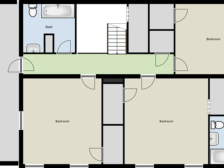 White Wolf Manor 3BR/3Bath FGO Second Floor. Access to Second Floor front covered porch.