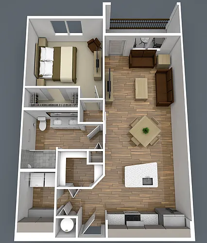 Floor plan 1C