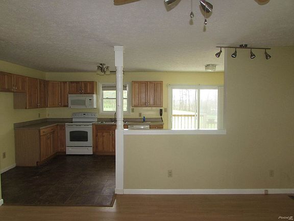 living into kitchen