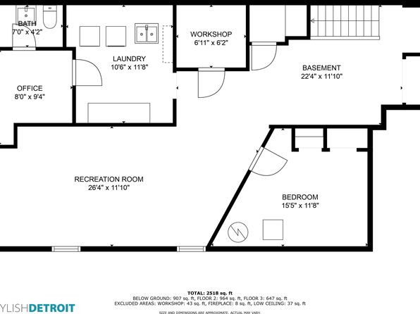 432 W Cambourne St, Ferndale, MI 48220