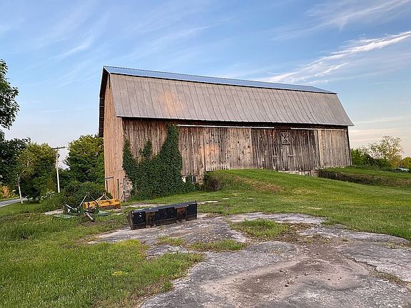 Back of barn