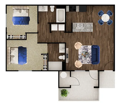 Floor plan B2