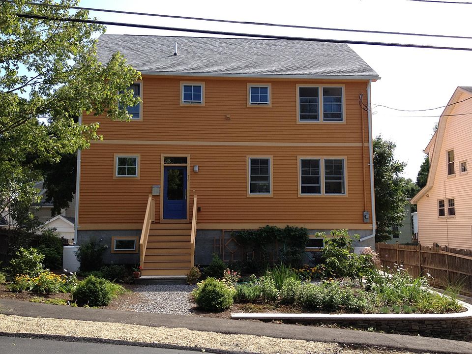 Front of home, exterior.