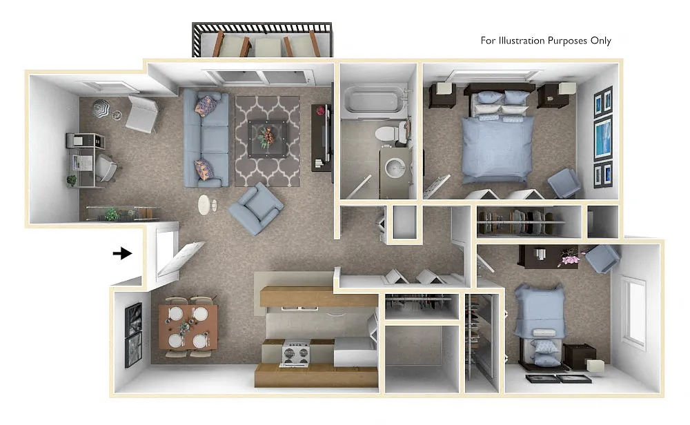 Floor plan Daffodil Deluxe