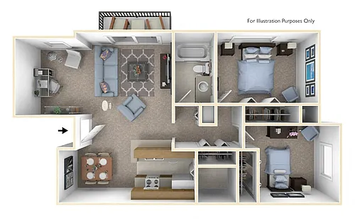 Floor plan Daffodil Deluxe