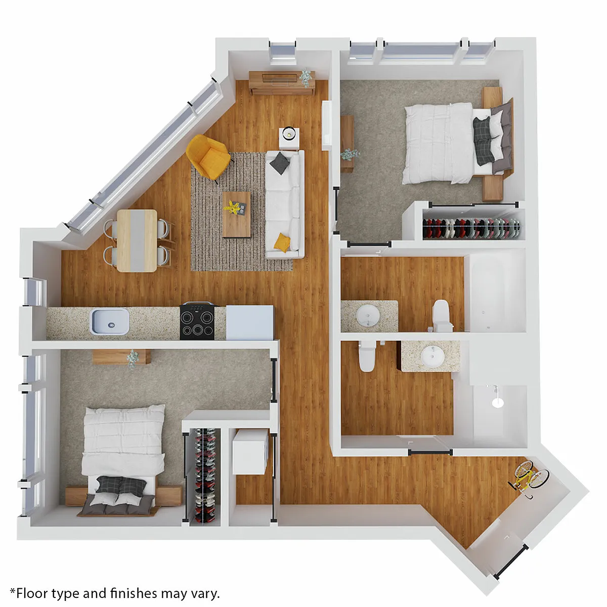 Floor plan B