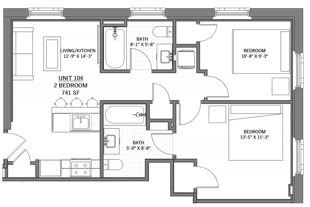 Floor plan 104