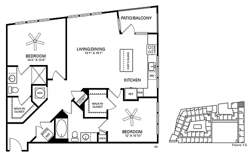 Floor plan Lenoir