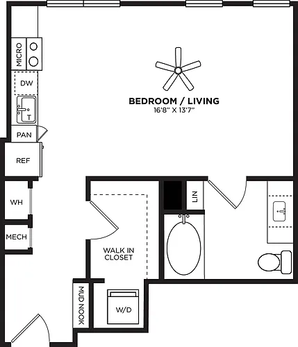 Floor plan S5 No Balcony