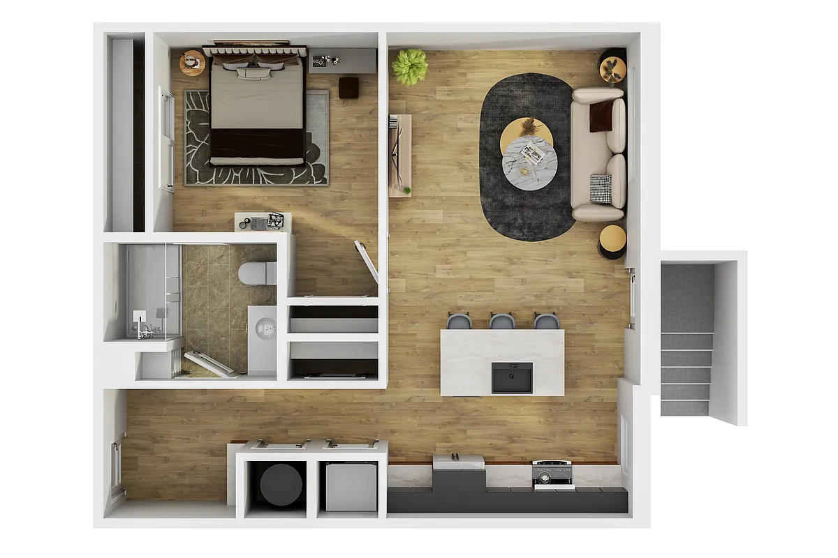 Floor plan 14 North - The Maisonette Collection