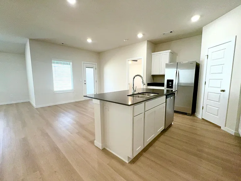 Kitchen Island and Dining Area