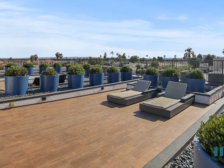 Rooftop Terrace with Lounge Chairs