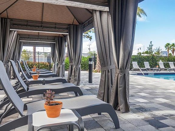 Poolside Cabanas with wireless internet