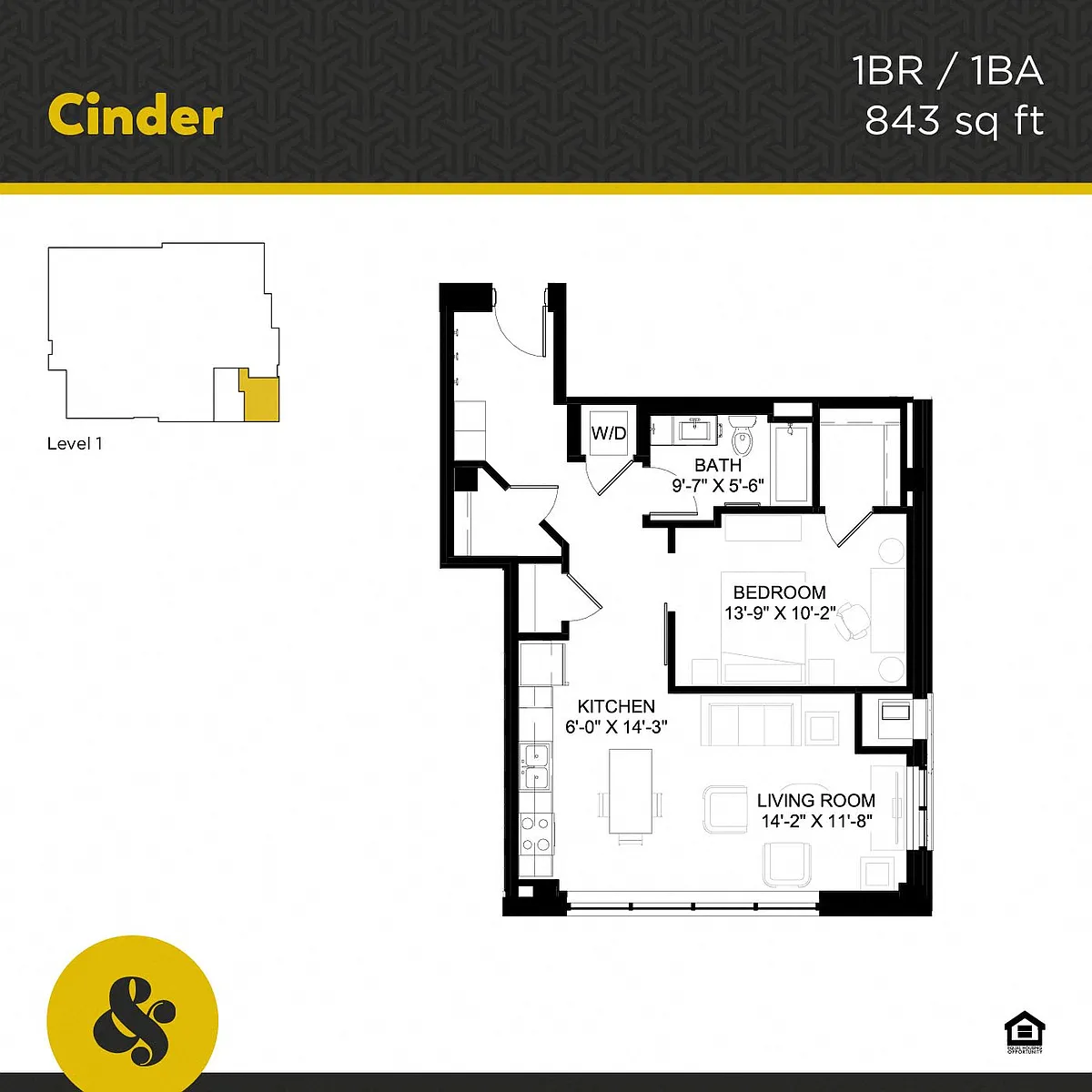 Floor plan Cinder