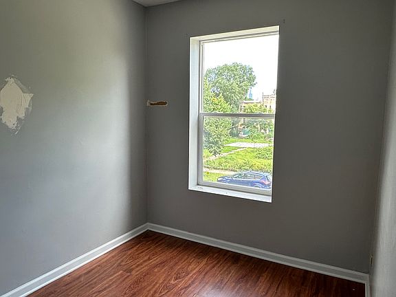 First bedroom view from entry door.
