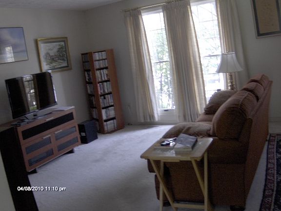 Living room facing front