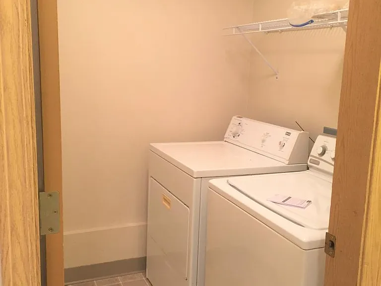 Laundry room w/W & D