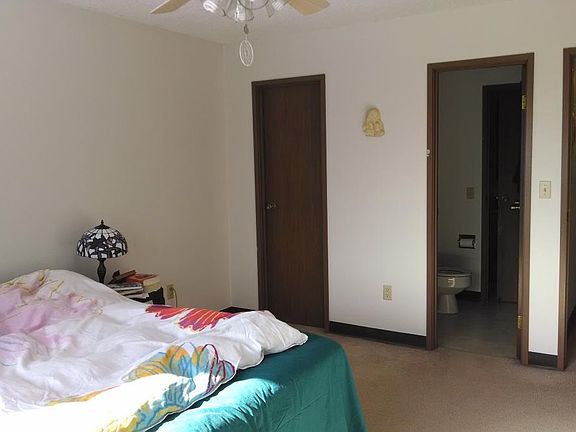 Master bedroom, with 2 closets and half bath