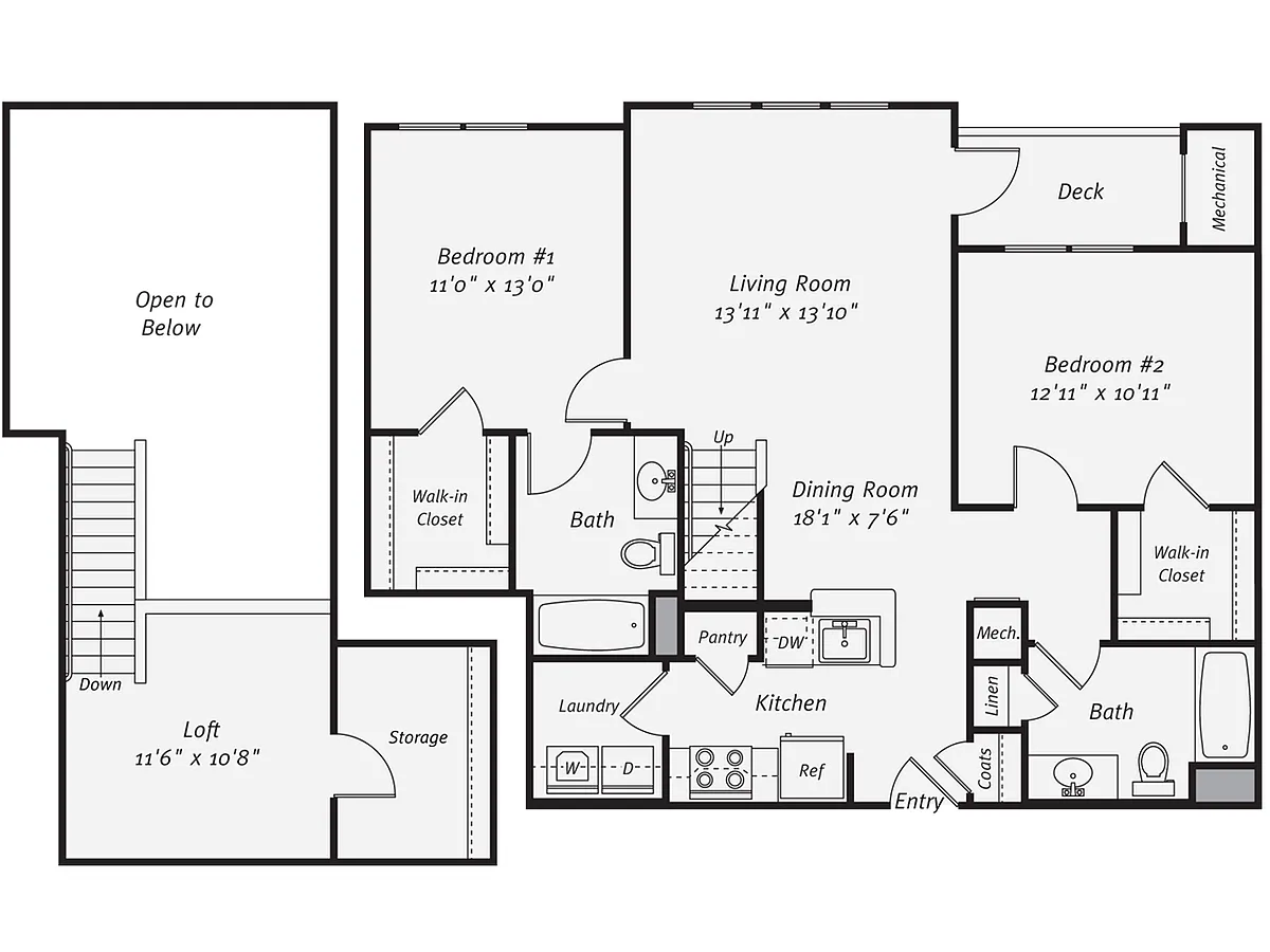 Floor plan B7L