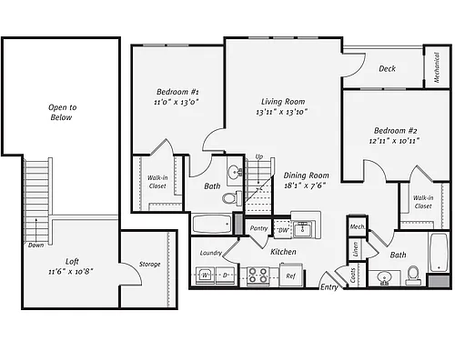 Floor plan B7L