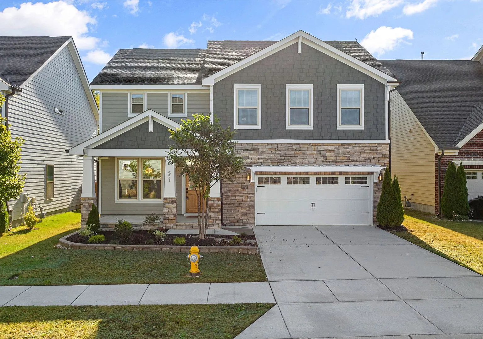 3 Bed, 2.5 Bath Home in Wendell Falls with Office, Loft and Fenced Yard — Photo 1