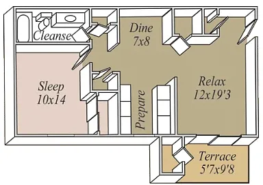 Floor plan Pelican