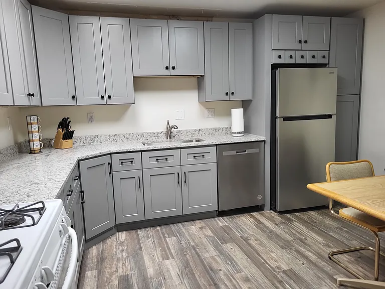 Kitchen: Sink and Fridge Wall