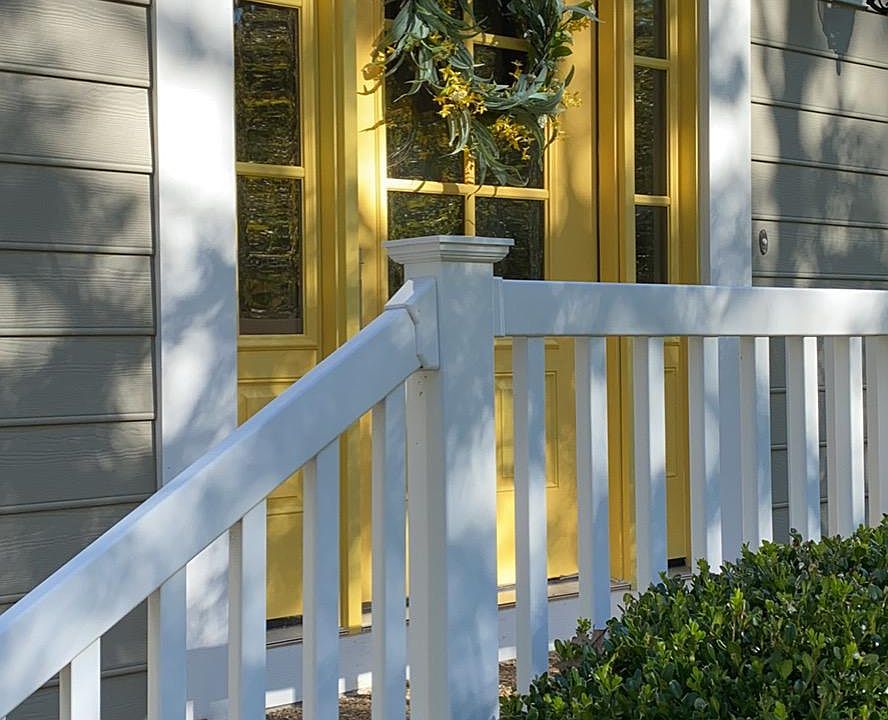 Door has been painted black