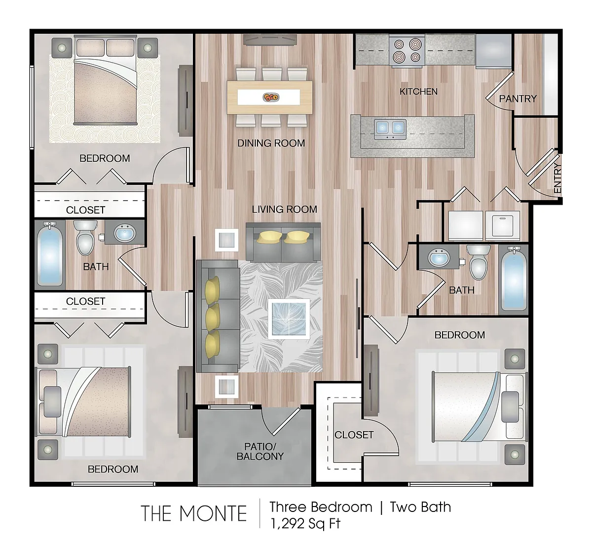 Floor plan The Monte