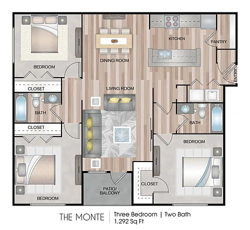 Floor plan The Monte