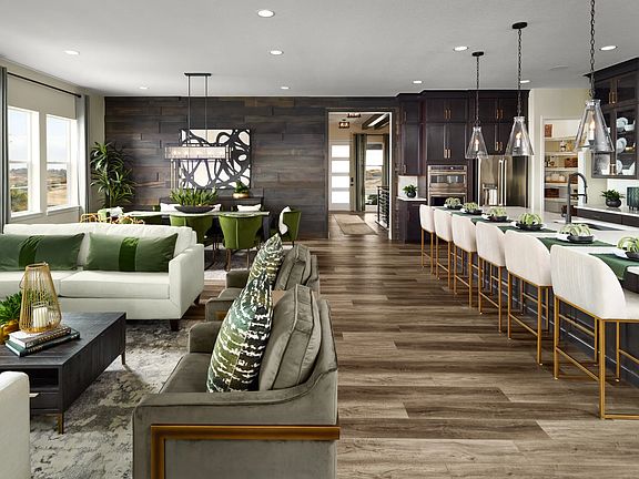 Great Room, Kitchen, Dining Room