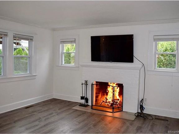 Wood burning fireplace