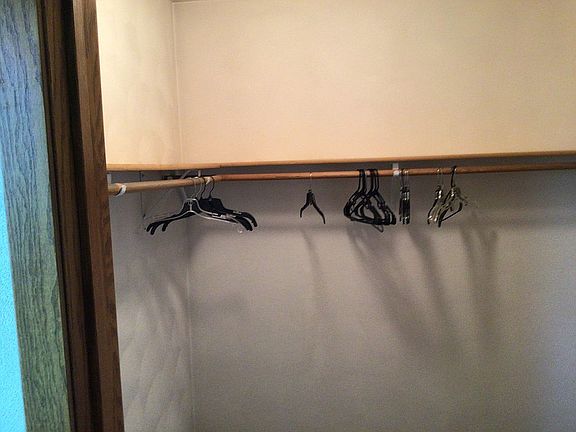 Walk in master closet 