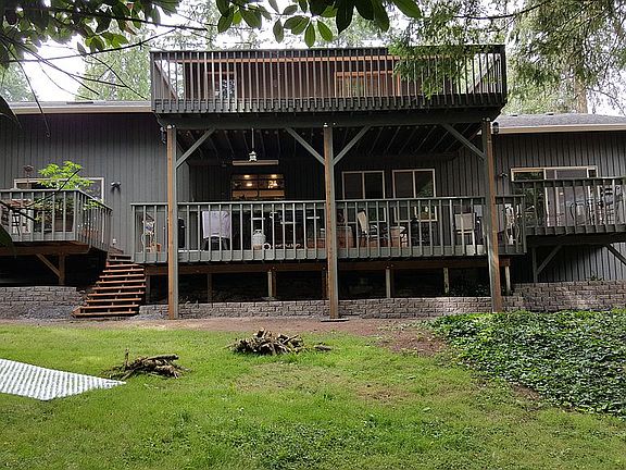 Rear of home