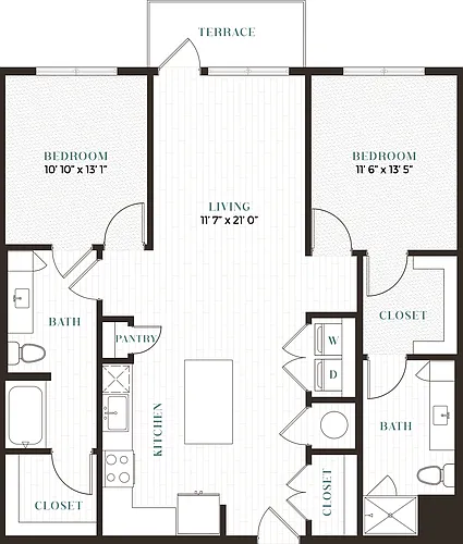 Floor plan B3