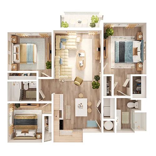 Floor plan C1