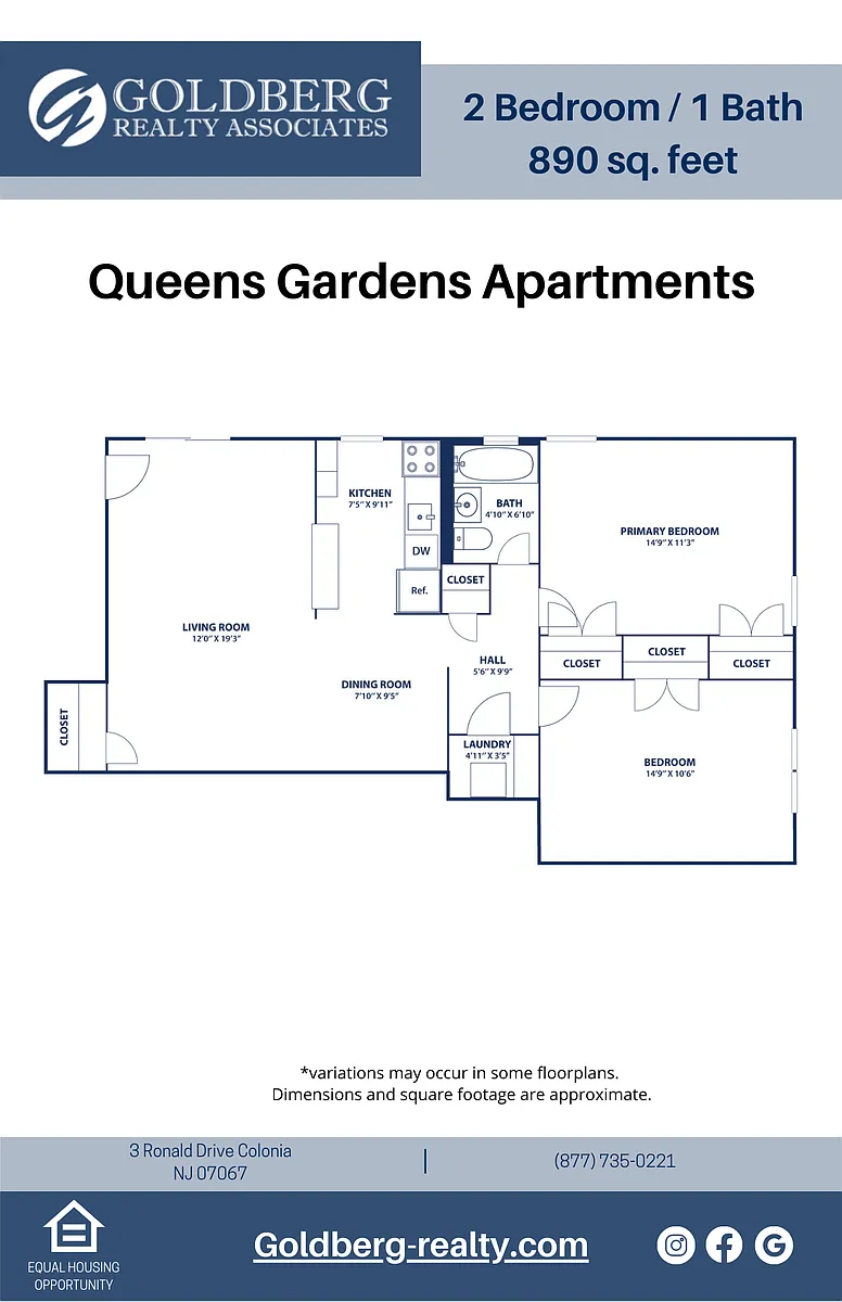 Floor plan 2 Bedroom