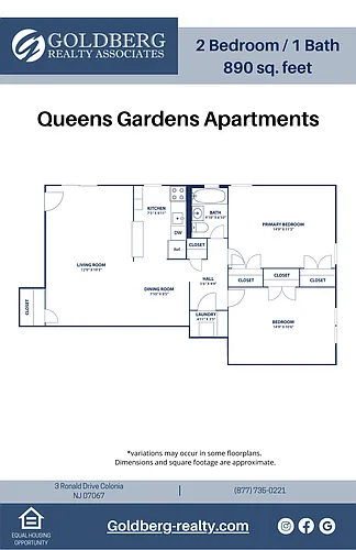 Floor plan 2 Bedroom