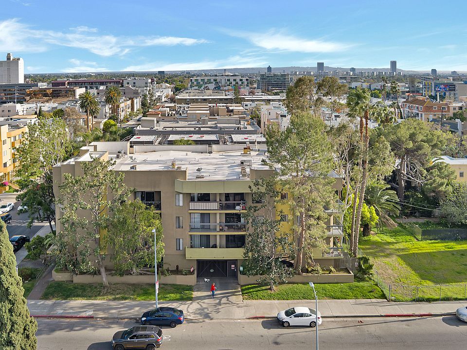 Aerial view of building