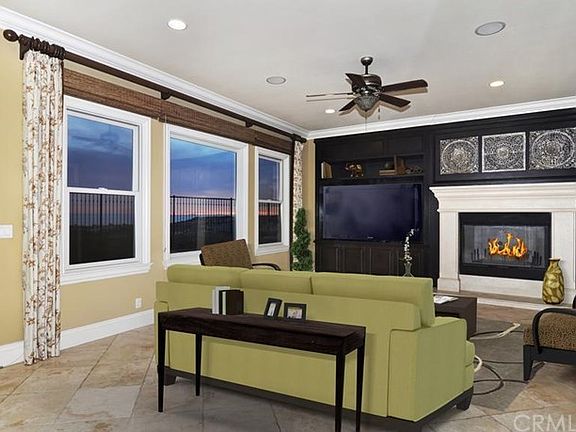 Family room off kitchen with panoramic ocean views