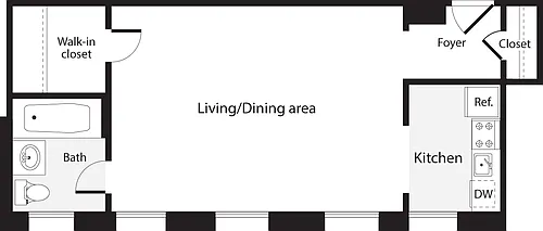 Floor plan Studio C