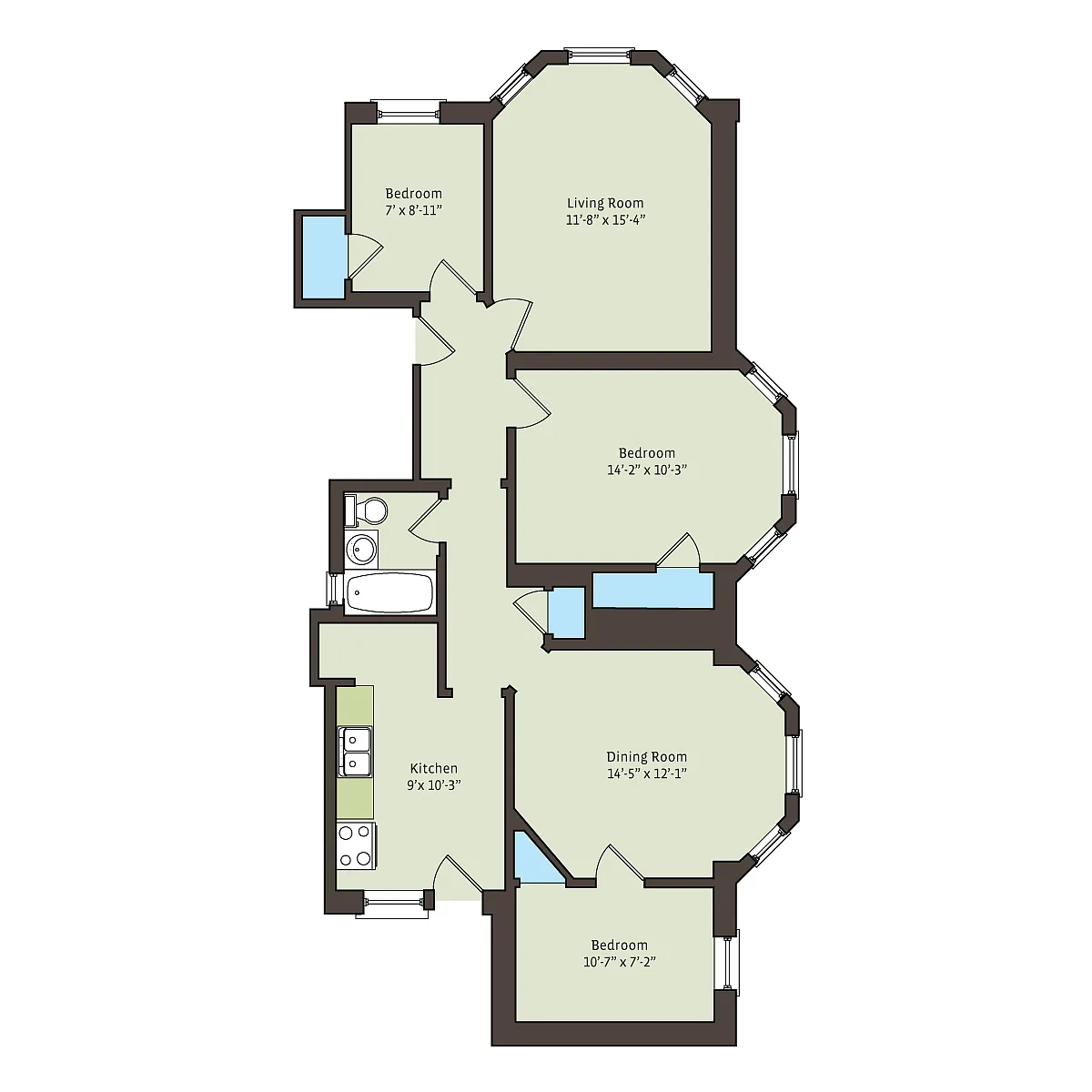 Floor plan 5401-3bB