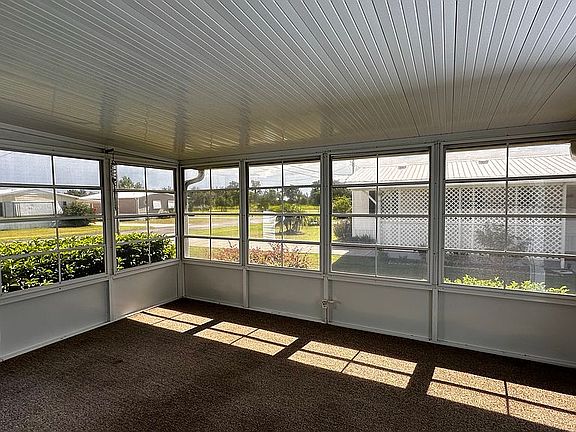 Enclosed side porch