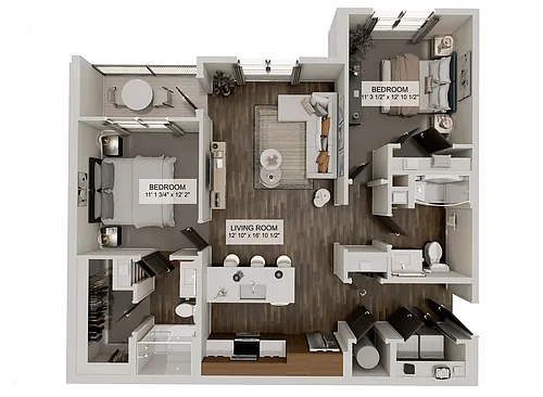Floor plan The Luma (B1A)